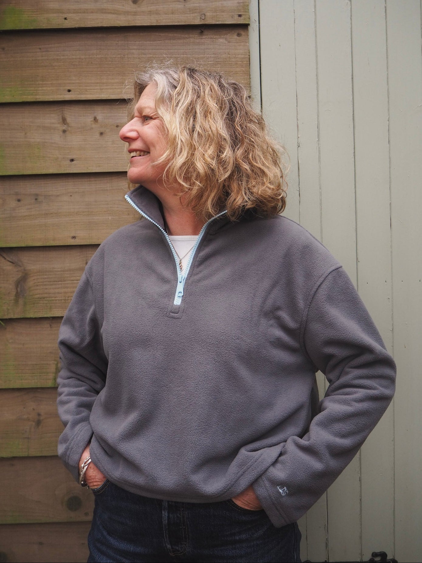 The Copenhagen | 1/4 Zip Fleece | Grey